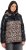 Ulla Popken HYPRAR Leopard And Leather Look Quilted Jacket Black - Striukės - 