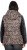 Ulla Popken HYPRAR Leopard And Leather Look Quilted Jacket Black - Striukės - 