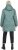 Ulla Popken HYPRAR Drawstring Waist Parka Grey Green - Striukės - 