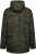 Kam Jeans KV143 Camo Print Hooded Coat Khaki - Didelės vyriškos striukės - Didelės vyriškos striukės