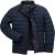 JP1880 Jacket Quilted Stand-up Collar Navy - Didelės vyriškos striukės - Didelės vyriškos striukės