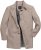 JP1880 Coat Wool Blend Beige Melange - Didelės vyriškos striukės - Didelės vyriškos striukės