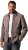 JP1880 Leather Jacket Lamskin Suede Grey - Didelės vyriškos striukės - Didelės vyriškos striukės