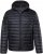JAY-PI Lightly Quilted Jacket with a Hoodie Black - Didelės vyriškos striukės - Didelės vyriškos striukės