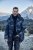 JP1880 Quilted Parka with Camouflage Drawstring Waist Black - Didelės vyriškos striukės - Didelės vyriškos striukės