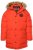 JP1880 Parka Quilted Faux Fur Hood Red - Didelės vyriškos striukės - Didelės vyriškos striukės
