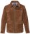 JP1880 Leather Jacket Genuine Cowhide Brown - Didelės vyriškos striukės - Didelės vyriškos striukės