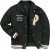 JP1880 Blouson Velour with Chest Embroidery Dark Green - Didelės vyriškos striukės - Didelės vyriškos striukės