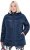 Ulla Popken Quilted Water Repellent Jacket Navy Blue - Striukės ir paltai - 