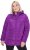 Ulla Popken Quilted Water Repellent Jacket Dark Purple - Striukės - 