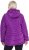 Ulla Popken Quilted Water Repellent Jacket Dark Purple - Striukės - 