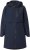 Ulla Popken Hooded with Zippered Pockets and Zippered Side Slits Jacket Navy - Striukės - 
