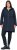 Ulla Popken Hooded with Zippered Pockets and Zippered Side Slits Jacket Navy - Striukės - 