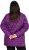 Ulla Popken HYPRAR Water-Repellent Quilted Jacket Plum - Striukės - 