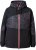 Ulla Popken Neon Ripple Performance Snow Jacket Black - Striukės - 