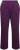 Ulla Popken Pull On Knit Straight Leg Pocket Pants Dark Blackberry - Džinsai & Kelnės Didelėse Dydžiuose – Plus Size - 