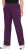 Ulla Popken Pull On Knit Straight Leg Pocket Pants Dark Blackberry - Džinsai & Kelnės Didelėse Dydžiuose – Plus Size - 
