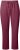 Ulla Popken Basic Drawstring Elastic Waist Cotton Blend Joggers Dark Berry - Džinsai & Kelnės Didelėse Dydžiuose – Plus Size - 