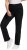 Ulla Popken Basic Mony Tapered Leg Stretch Pants Black - Džinsai & Kelnės Didelėse Dydžiuose – Plus Size - 