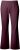 Ulla Popken Bengaline Elastic Waist Thermal Pants Aubergine - Džinsai & Kelnės Didelėse Dydžiuose – Plus Size - 