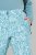 Ulla Popken Floral Print Ski Pants Ice Green - Slidinėjimo apranga - 