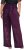 Ulla Popken Wide Leg Sequined Pants Mulberry - Džinsai & Kelnės Didelėse Dydžiuose – Plus Size - 