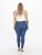 Only Carmakoma Thunder Life Skinny Fit Jeans Blue Denim - Džinsai & Kelnės Didelėse Dydžiuose – Plus Size - 