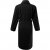 JP1880 Bathrobe Extra Soft Terry Cloth Black - Apatinis trikotažas ir plaukimo apranga - Apatinis trikotažas - 2XL-8XL