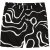JP1880 Bermuda Shorts Soft Viscose All-over Print Black - Šortai - Šortai - W40-W60