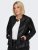 Only Carmakoma Robber Leather Jacket Black - Odinės striukės - 