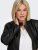 Only Carmakoma Robber Leather Jacket Black - Odinės striukės - 