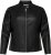 Only Carmakoma Robber Leather Jacket Black - Odinės striukės - 