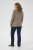 Kaffe Curve Linia Boatneck Pullover Morel Melange with Silver Lurex - Megzti megztiniai - 