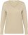 Kaffe Curve Lizzy Long Sleeve Pullover Feather Grey Melange - Megzti megztiniai - 