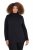 Ulla Popken Basic Long Sleeve Slim Fit Turtleneck Black - Megztiniai ir džemperiai - Jaukūs džemperiai ir megztiniai
