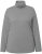 Ulla Popken Basic Long Sleeve Slim Fit Turtleneck Light Grey Melange - Megztiniai ir džemperiai - 