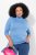 Ulla Popken Basic Long Sleeve Slim Fit Turtleneck Light Cornflower - Megztiniai ir džemperiai - Jaukūs džemperiai ir megztiniai