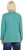 Ulla Popken Back To Basics V-Neck Relaxed Fit Cotton Tee Green - Marškinėliai - 