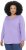 Ulla Popken Back To Basics V-Neck Relaxed Fit Cotton Tee Pale Lilac - Marškinėliai - 