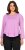 Ulla Popken Layered Look Memories Embroidered Long Sleeve Tee Amethyst - Spausdinti marškinėliai moterims - 