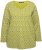 Ulla Popken Allover Graphic Long Sleeve Tee Avocado Green - Spausdinti marškinėliai moterims - 