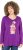 Ulla Popken Christmas Squirrel Long Sleeve Graphic Tee Dark Purple - Spausdinti marškinėliai moterims - 