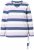 Ulla Popken Striped Knotted Hem Long Sleeve Tee Lavender - Spausdinti marškinėliai moterims - 