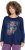 Ulla Popken Inverted Seam Long Sleeve Graphic Tee Ink Blue - Marškinėliai - 