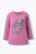 Ulla Popken Inverted Seam Long Sleeve Graphic Tee Dark Rose - Spausdinti marškinėliai moterims - 