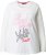 Ulla Popken Motivational Graphic Long Sleeve Tee Off-White - Spausdinti marškinėliai moterims - 