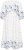 Kaffe Curve Rosa Midi Dress Blue Tones Border Flower - Suknelės - 