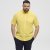 North Latitude Shirt Linen Cotton Short Sleeve TALL Yellow - TALL-dydžiai - Drabužiai aukštiems vyrams