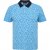 North Latitude Polo Pique Printed Turquoise - Polo marškinėliai - Polo marškinėliai - 2XL-8XL