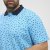 North Latitude Polo Pique Printed Turquoise - Polo marškinėliai - Polo marškinėliai - 2XL-8XL